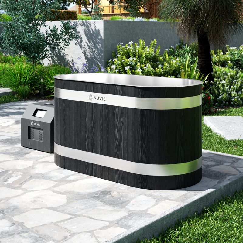 Ember Pro NUVIE Ember Pro Commercial Ice Bath and Hot Tub (Black) — Proactive ...