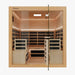 NUVIEImmerse4-6PersonFarInfraredSaunalookwhenthedoorisopen