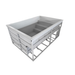 Nest Wellness 10 Person Fibreglass Plunge Pool Pearl Grey Front Side