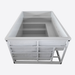 Nest Wellness 10 Person Fibreglass Plunge Pool Pearl Grey Metal Frames