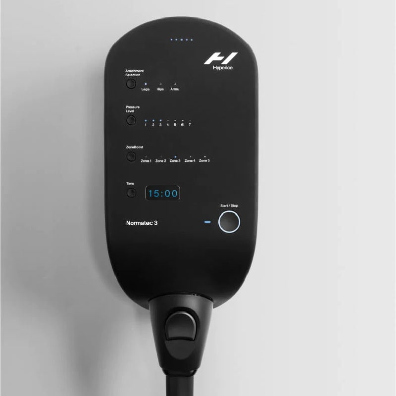 Normatec 3 Recovery Boots Control Unit Settings Look