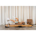 PioneerPilatesHavenPP-07FoldableHomeReformerInCoffeeColourwithFemaleUsingIt