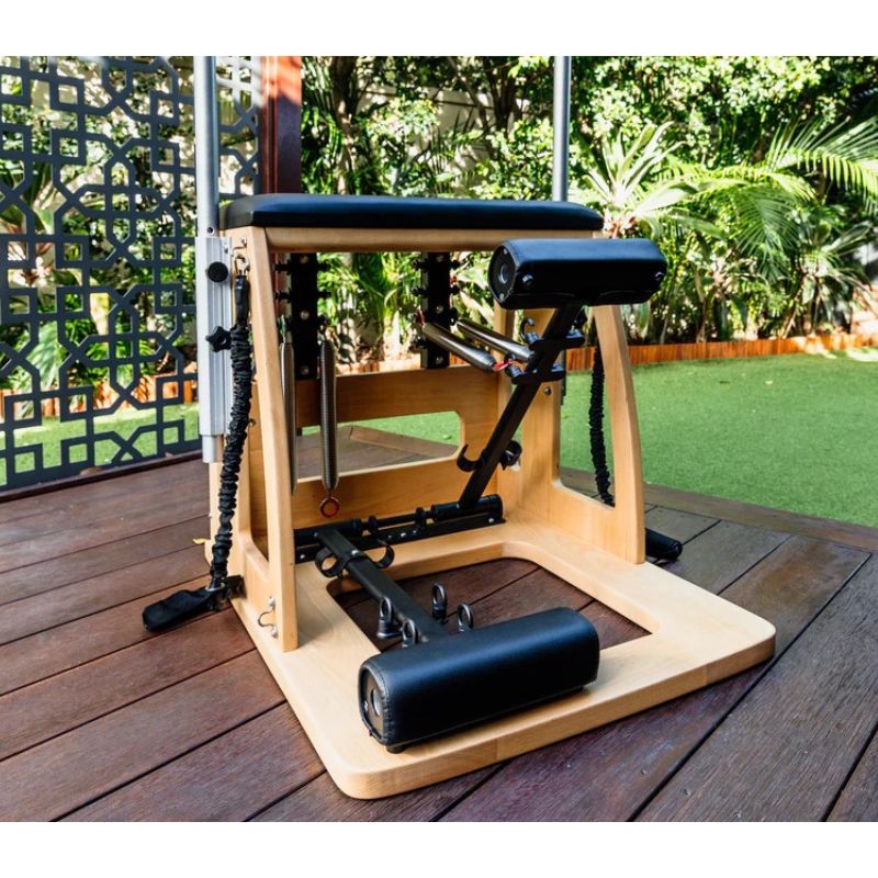 PioneerPilatesPP-WCPilatesDeluxeWundaChairFrontView