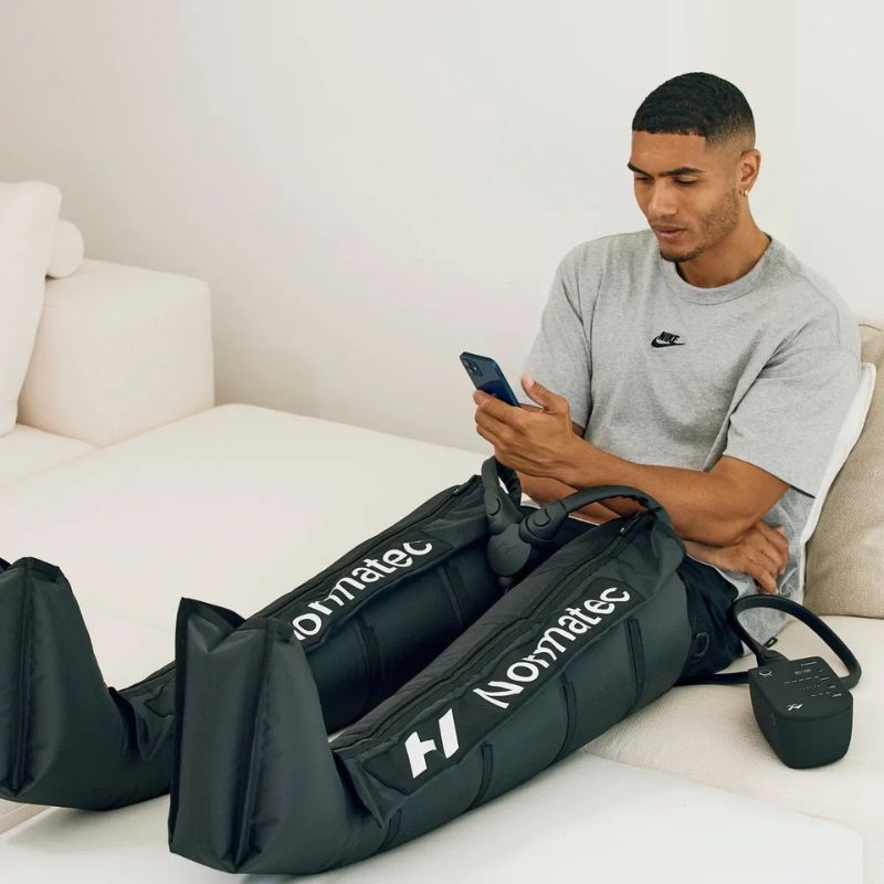 Ice Bath & Compression Home Recovery Bundle | Normatec 3 Legs and Plunge City Chest Freezer Ice Bath