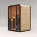 PlusLife 2-3 Person Lumina Full Spectrum Indoor Infrared Sauna
 Front Side View of the black wood accent variant