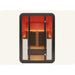 PlusLife 2-3 Person Lumina Full Spectrum Indoor Infrared Sauna Front view of the variant with white wood accent in front