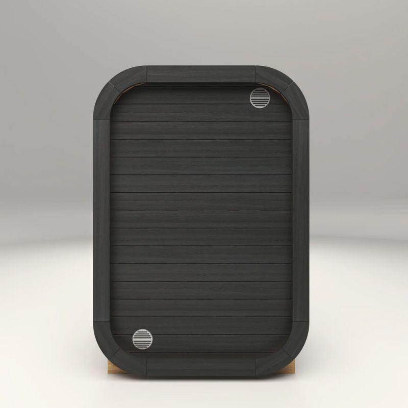 PlusLife 2–3 Person Mini 2.0 Traditional Outdoor Sauna Back View