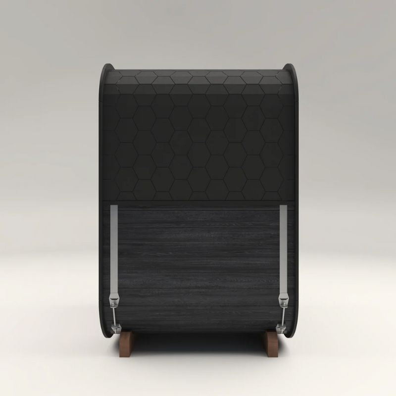 PlusLife 2–3 Person Mini 2.0 Traditional Outdoor Sauna Side View Outside