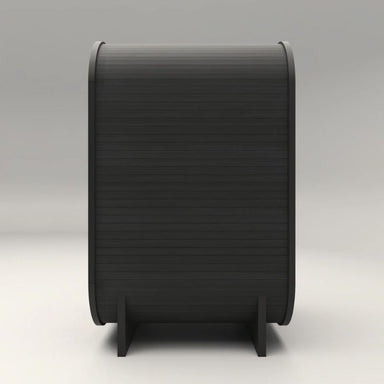 PlusLife 2–3 Person Mini Full Spectrum Outdoor Infrared Sauna in Black Colour Side View