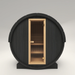 PlusLife 4–5 Person Cove Barrel Outdoor Traditional Sauna Full Glass Door