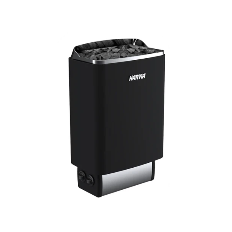 PlusLife 4–5 Person Cove Barrel Outdoor Traditional Sauna look of the Harvia Top Steel Heater