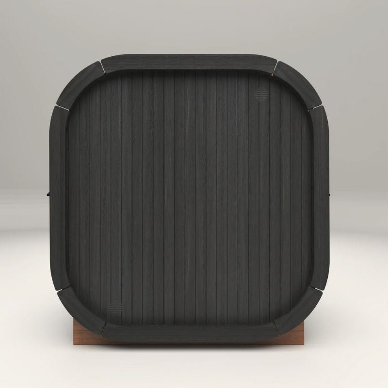 PlusLife 4–5 Person Max 2.0 Traditional Outdoor Sauna Back View