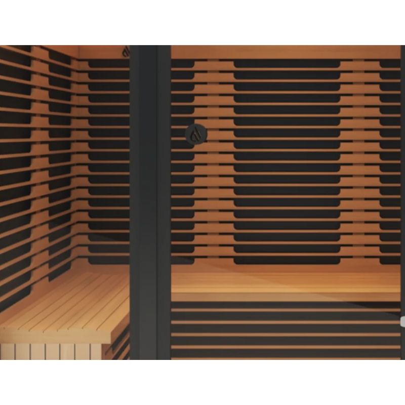 PlusLife 4-5 Person Max Full Spectrum Outdoor Infrared Sauna
 Look of the bench 