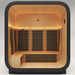 PlusLife 4-5 Person Max Full Spectrum Outdoor Infrared Sauna
 Inside Look Front View