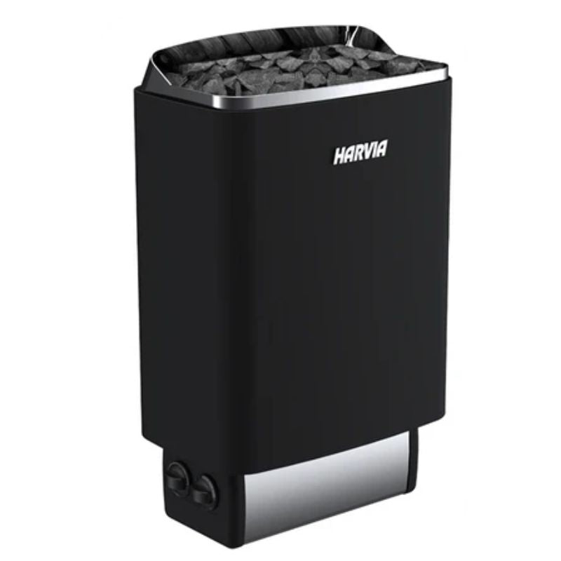 PlusLife 6-8 Person Meridian Barrel Outdoor Traditional Sauna's Harvia Top Steel Heater