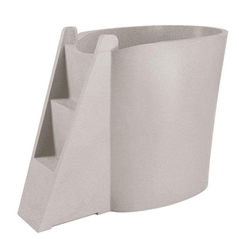 Pride On The Line Recovery Ice Bath Compact Natural Range Sand Front View