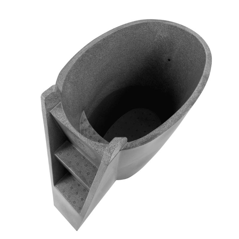 Pride On The Line Recovery Ice Bath Compact Natural Range Storm Top View