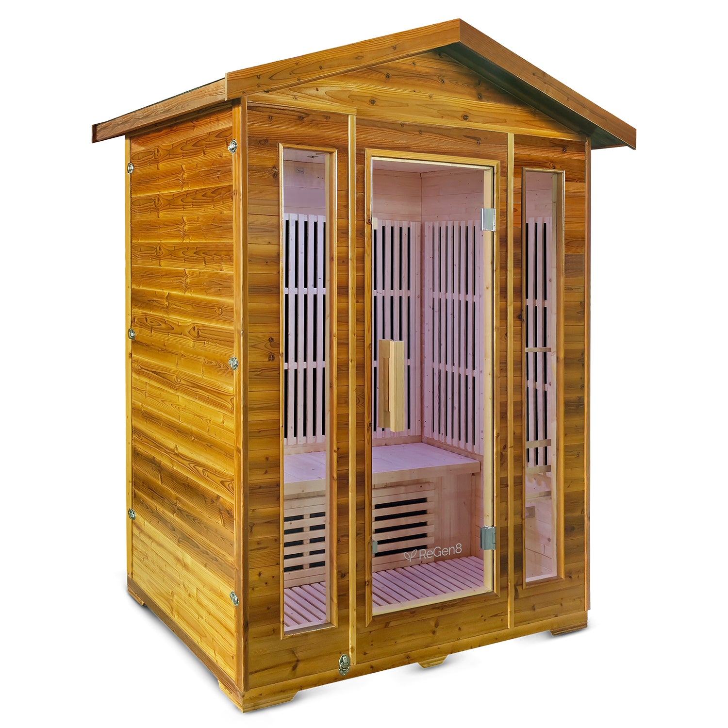 ReGen8 Trio 3 Person Natural Outdoor Infrared Sauna