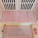 ReGen8 Duo 2 Person Outdoor Infrared Sauna in Natural Colour Bench Top View