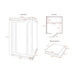 ReGen8 Duo 2 Person White Indoor Infrared Sauna Dimensions