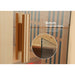 ReGen8 Duo 2 Person White Indoor Infrared Sauna 8mm Tempered Glass Door Look
