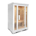 ReGen8 Duo 2 Person White Indoor Infrared Sauna Left Side View