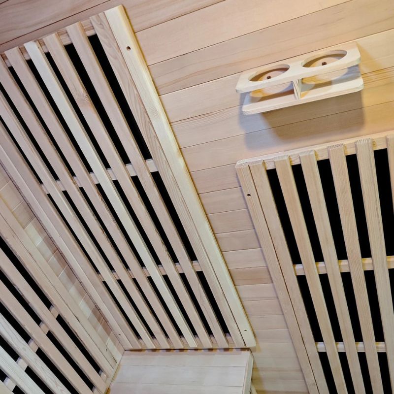 ReGen8 Duo 2 Person White Indoor Infrared Sauna Panel and Water Storage Look