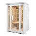 ReGen8 Duo 2 Person White Indoor Infrared Sauna in Right Side View