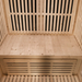 ReGen8 Duo 2 Person Outdoor Infrared Sauna Bench Inside Look