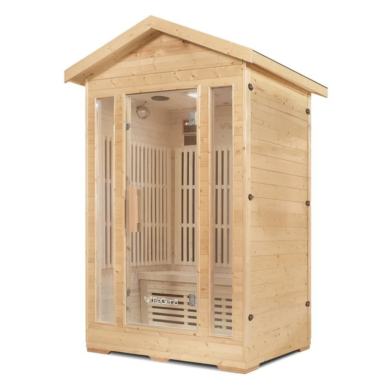 ReGen8 Duo 2 Person Outdoor Infrared Sauna Right Side View