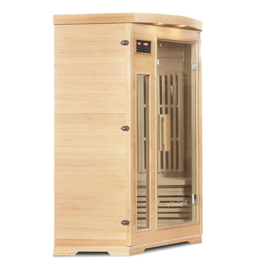ReGen8 Duo Corner 2 Person Natural Infrared Sauna Left Side View