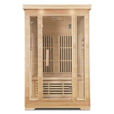 ReGen8 Duo V3 2 Person Infrared Sauna Front View Power Off