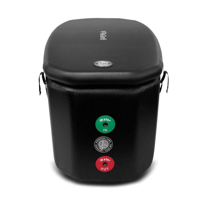 ReGen8 PolarChill Cold Plunge Portable Ice Bath in Black Colour Back View