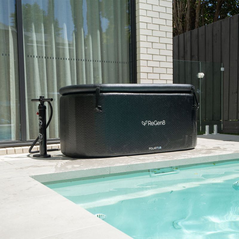 ReGen8 PolarTub Cold Plunge Portable Ice Bath with Cover and Pump included Outdoor