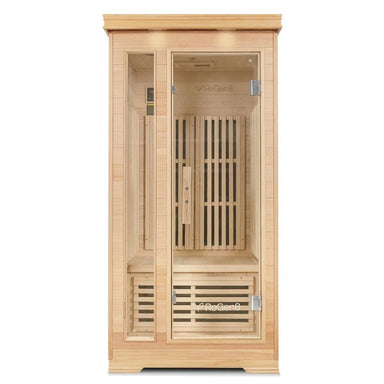 ReGen8 Solo V2 1-Person Infrared Sauna Look without Lights Front View