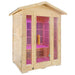 ReGen8 Trio 3 Person Outdoor Infrared Sauna Left Side View