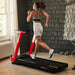 Reebok FR20z Floatride Treadmill with Woman Running at Side View