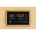 Regen8 Trio 3 Person White Outdoor Infrared Sauna Control Panel Display Look