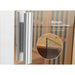 Regen8 Trio 3 Person White Outdoor Infrared Sauna with Tempered Glass Specification