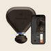 Therabody Theragun Mini Plus Massage Gun with Mobile App Showing