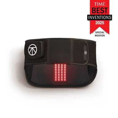 Therabody ThermBack LED Lower Back Wrap In Black Colour Complete Look