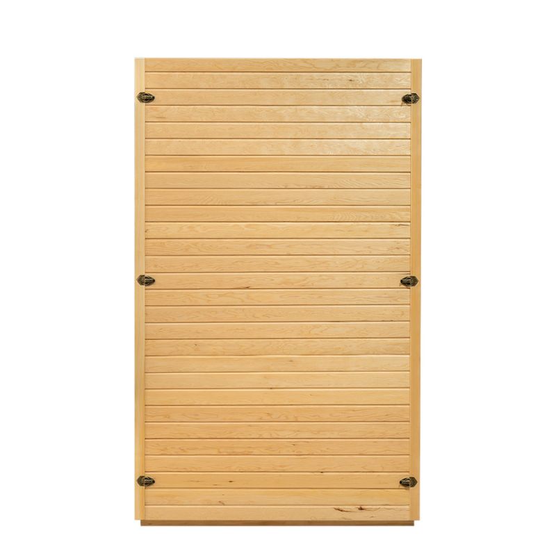 Whyric Wellness 2 Person Hemlock Infrared Sauna Back View