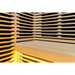 Whyric Wellness 2 Person Hemlock Infrared Sauna Closer Look of the Bench