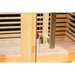 Whyric Wellness 2 Person Hemlock Infrared Sauna Closer Look of the Door