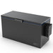 best chest freezer for cold plunge in black colour side view look when lid is close