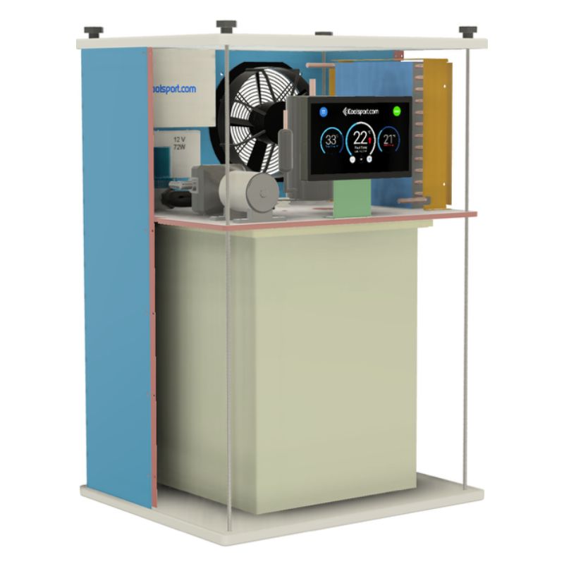 iCoolSportIceShowerRecoverySystemInsideView