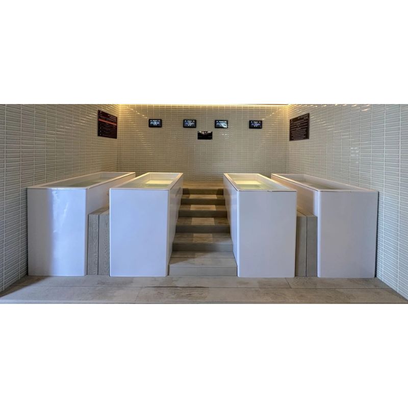iCoolsport MiPod PRO with Remote Chiller Pearl grey 4 baths look