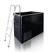 iCoolsport MiPod Pro Ladder attached to black ice bath