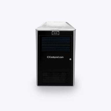 iCoolsport MiPod Elite Ice Bath without External Turbo Mini Chiller and stairs in white colour front view
