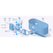 iCoolsport iSteel Stainless Steel Cold Plunge with Remote Turbo Mini Chiller Filtration System Look
